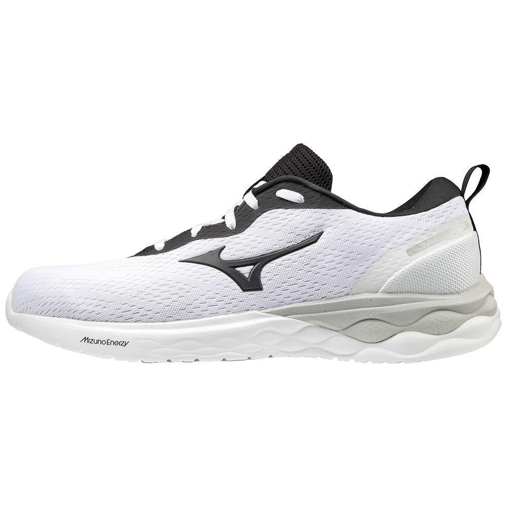 Panske Bezecke Topanky Mizuno Wave Revolt Biele/Čierne Vypredaj OGKE75810